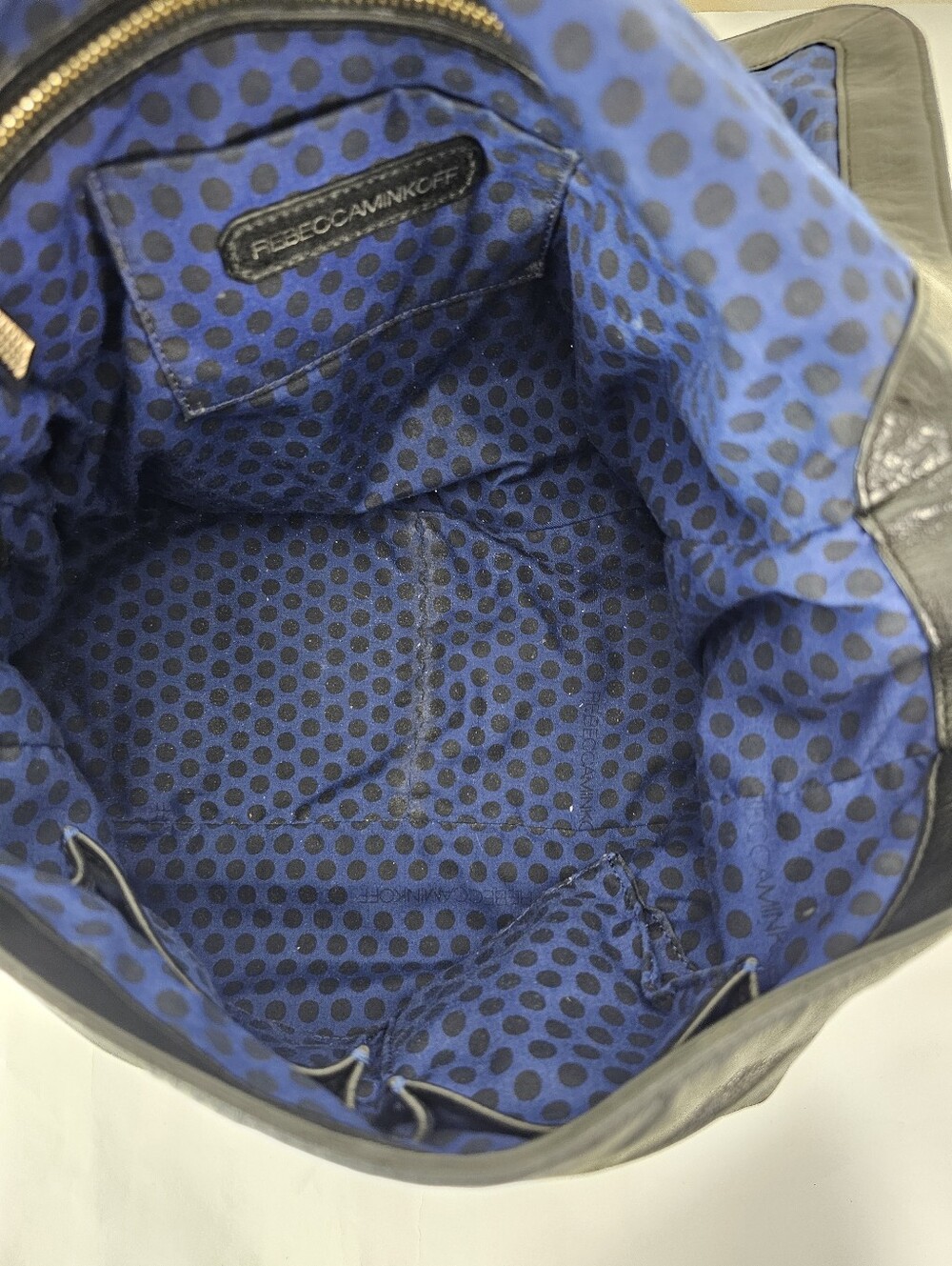 Rebecca Minkoff Black Leather Slouchy Hobo Bag Chic Y2K - Picture 8 of 11